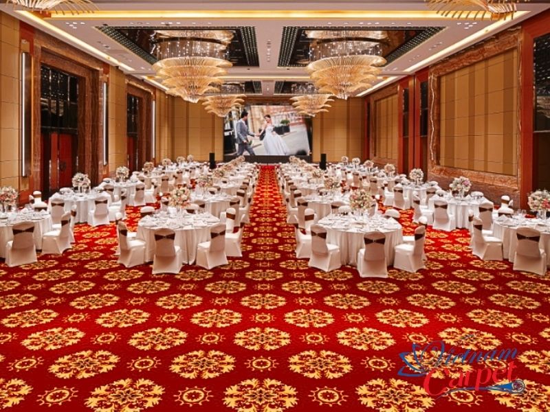 thảm trung tâm tiệc cưới