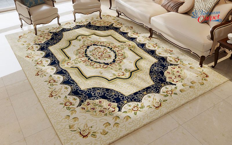 màu sắc thảm trải sàn phòng khách mệnh Kim