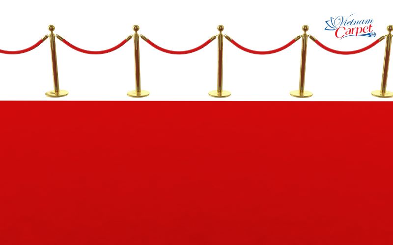 Mẫu thảm đỏ trải sự kiện trơn