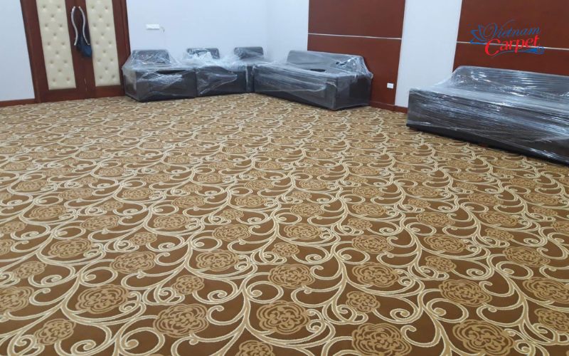 Mẫu thảm trải sàn đẹp hoa văn cổ điển Mẫu thảm trải sàn đẹp hoa văn cổ điển