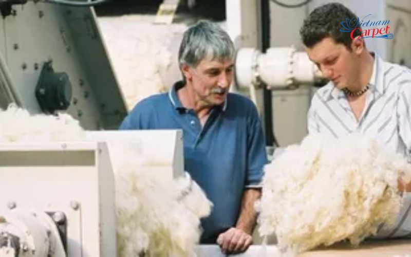 Thảm dệt Axminster nhập khẩu nguyên liệu từ New Zealand và Anh