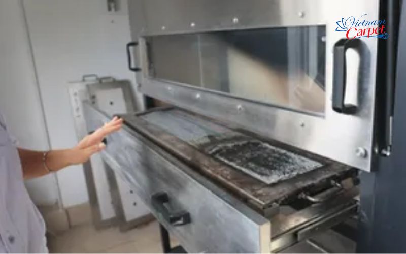 Thảm dệt Axminster được sản xuất trong phòng thí nghiệm chống cháy