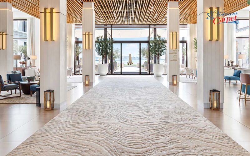 Thảm sảnh khách sạn vật liệu tự nhiên