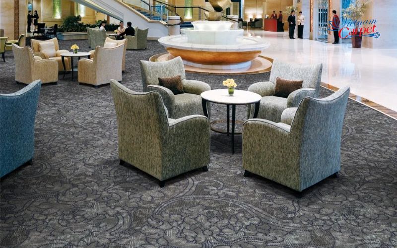 Thảm sảnh khách sạn tối giản