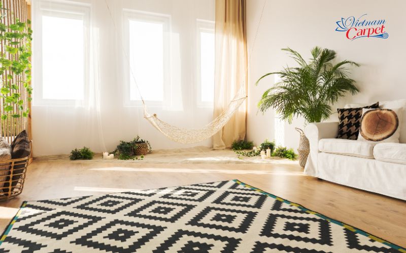 Tiêu chí chọn thảm trải sàn là chất liệu
