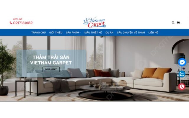 Địa chỉ bán thảm phòng khách chất lượng cao