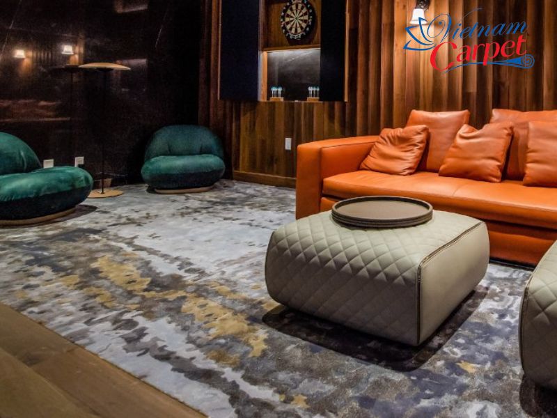thiết kế thảm khách sạn phòng khách cổ điển
