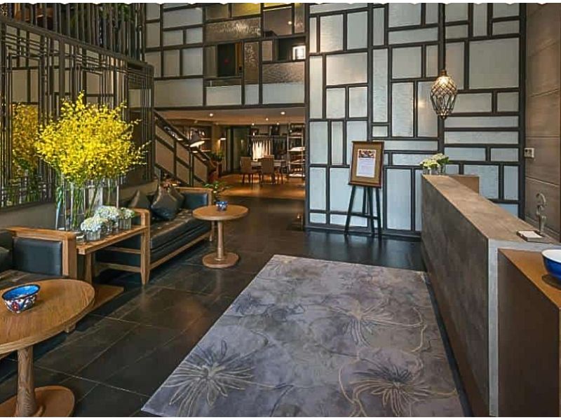 thiết kế thảm khách sạn lễ tân