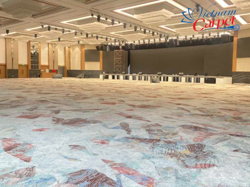 Thảm lót trung Tâm Tiệc Cưới