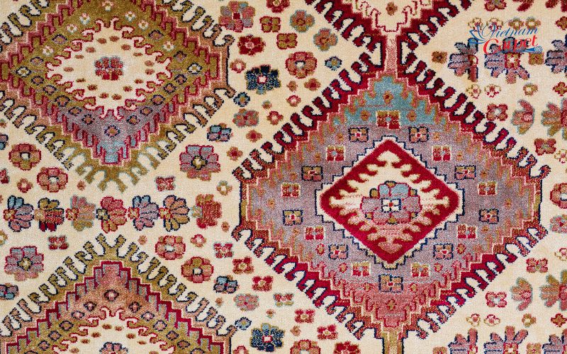 Mẫu thảm nỉ trải sàn cao cấp hoa văn