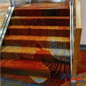 Thảm Khách Sạn VNC - KS08 cầu thang đỏ
