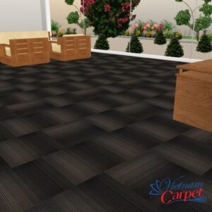 thảm tấm arts đen